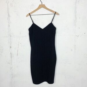 St. John Santana Knit Black Cocktail Evening Dress Size 8